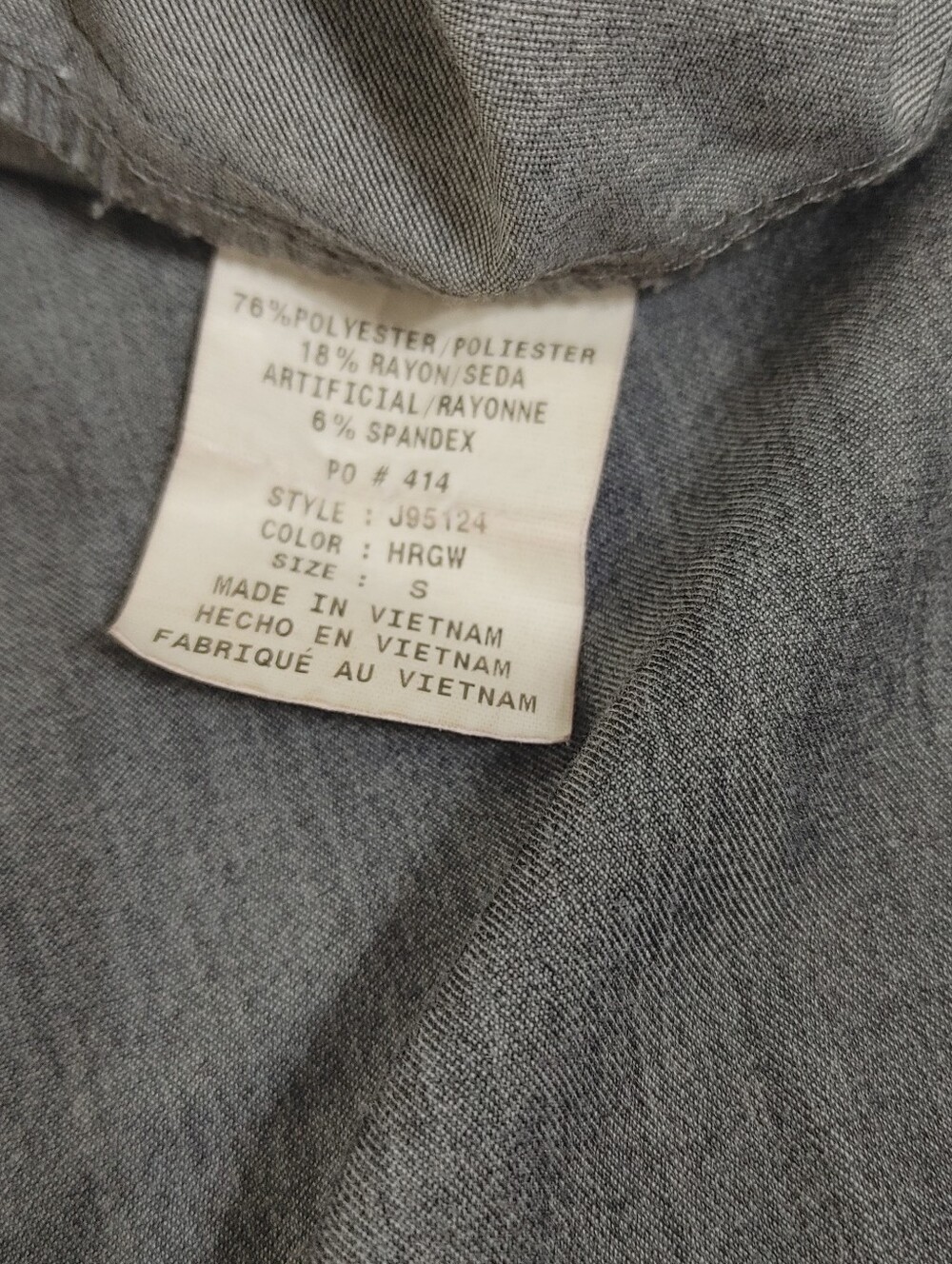 STAINED Jaanuu Jogger Pants Heather Grey - Picture 4 of 4